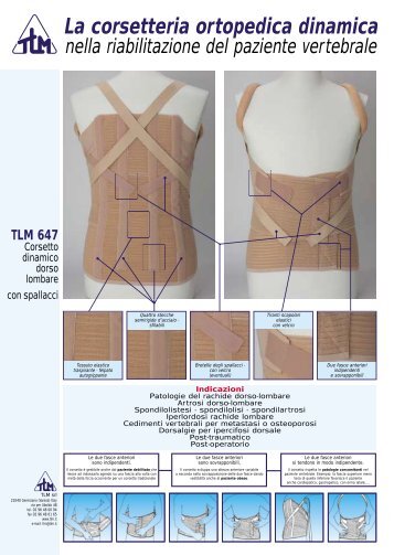 La corsetteria ortopedica dinamica - TLM SRL
