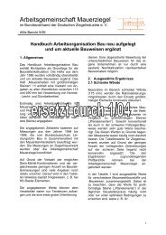 Handbuch Arbeitsorganisation Bau neu aufgelegt und um ... - Unipor