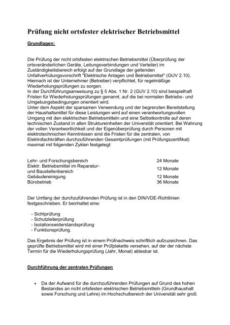Prüfung Nicht Ortsfester Elektrischer Betriebsmittel: Sicherheitsinspektionen Für Nicht Ortsfeste Betriebsmittel