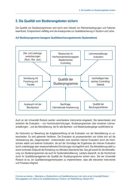 Curricula neu denken - Universität Rostock