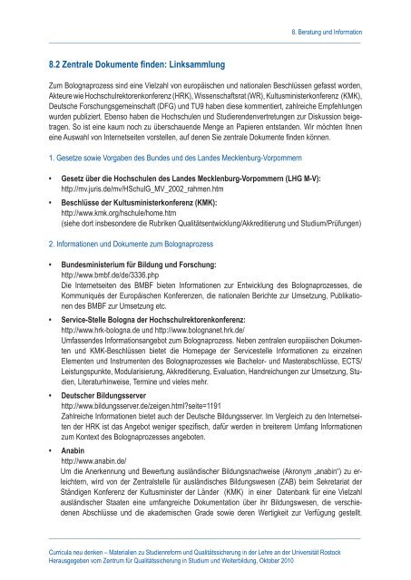 Curricula neu denken - Universität Rostock