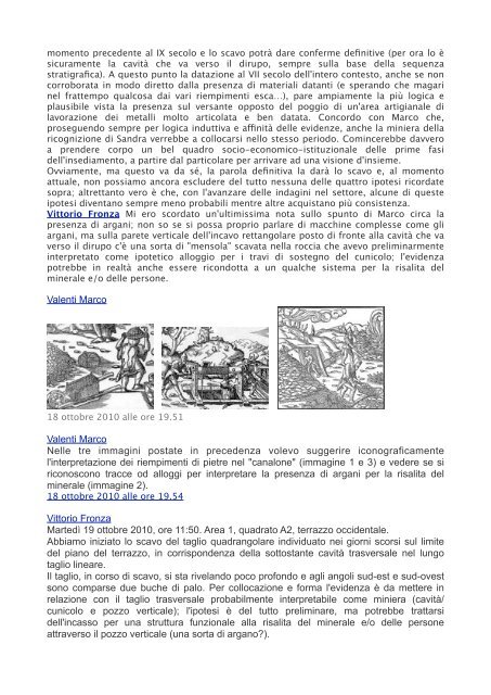 Miranduolo 2010 - Aree 1 e 14. Post di Facebook - Portale di ...