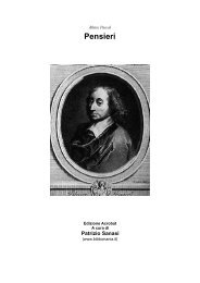 Blaise Pascal - Pensieri - Massimo Banfi