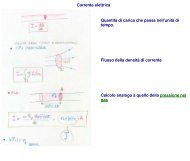 Corrente elettrica Quantità di carica che passa nell'unità di tempo ...