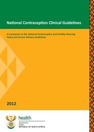 National Contraception Clinical Guidelines - Department of Health