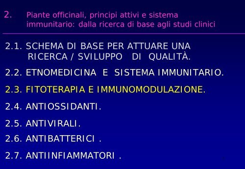 Piante officinali, principi attivi e sistema immunitario