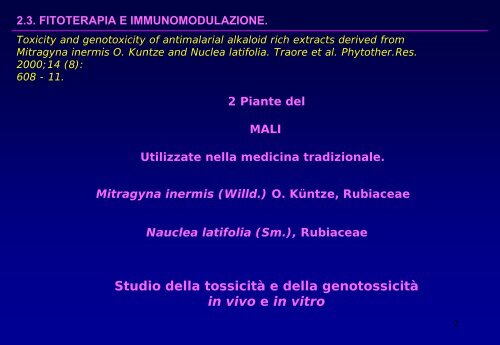 Piante officinali, principi attivi e sistema immunitario