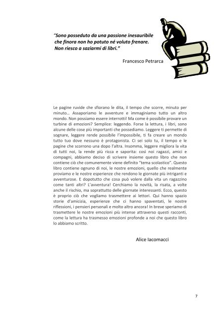 Libro II B 2012 La Lettura fa l'uomo esatto - Istituto Comprensivo ...