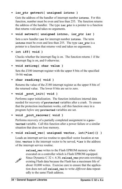 Dynamic C function reference