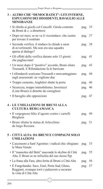 Tempi Bruni - LEGA NORD Blog - Sezione di Bergamo