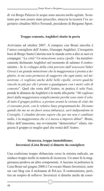 Tempi Bruni - LEGA NORD Blog - Sezione di Bergamo