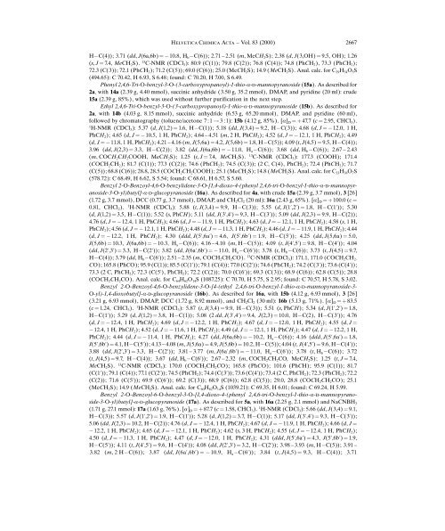 Prearranged Glycosides, Part 12, Intramolecular Mannosylations of ...