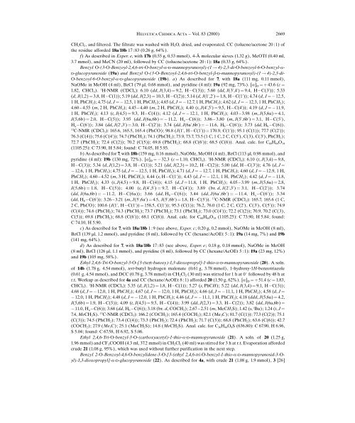 Prearranged Glycosides, Part 12, Intramolecular Mannosylations of ...