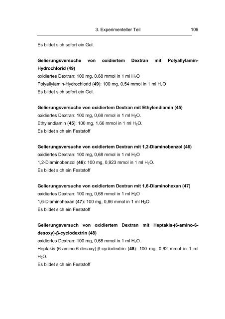 Struktur, Eigenschaften und Reaktionen Oxidierter Dextrane