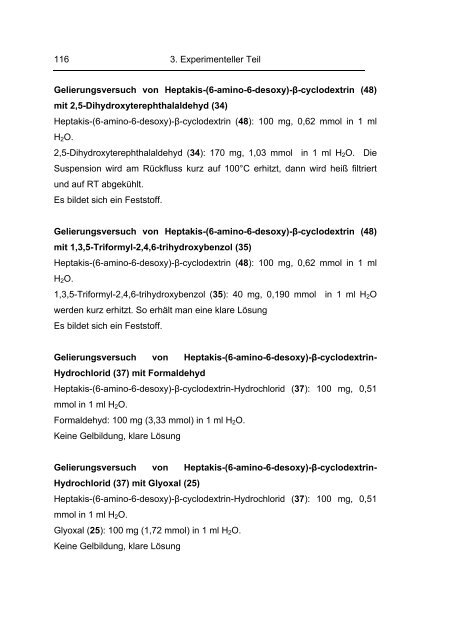 Struktur, Eigenschaften und Reaktionen Oxidierter Dextrane