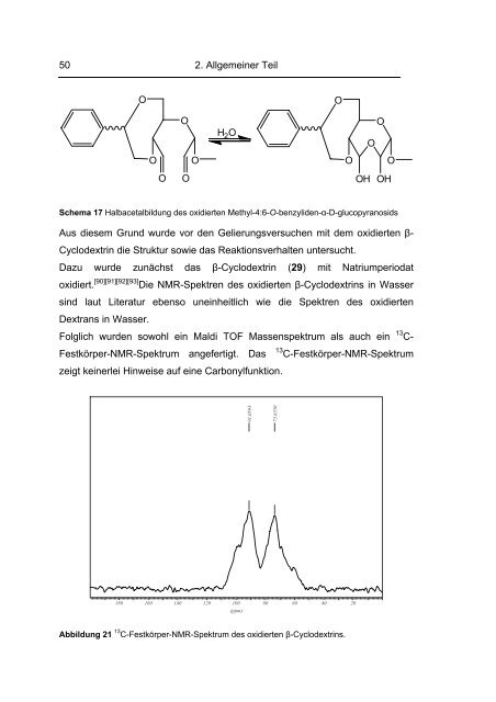 Struktur, Eigenschaften und Reaktionen Oxidierter Dextrane