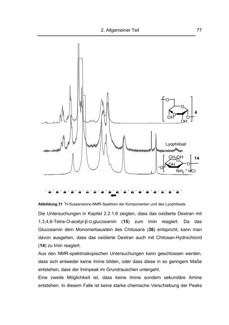 Struktur, Eigenschaften und Reaktionen Oxidierter Dextrane