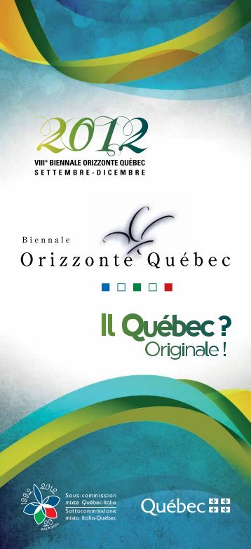 brochure biennale orizzonte quebec - Ministère des Relations ...