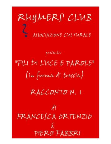 RACCONTI N° 1 - Rhymers' Club