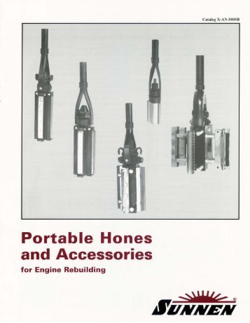 Portable Hones and Accessories - Sunnen