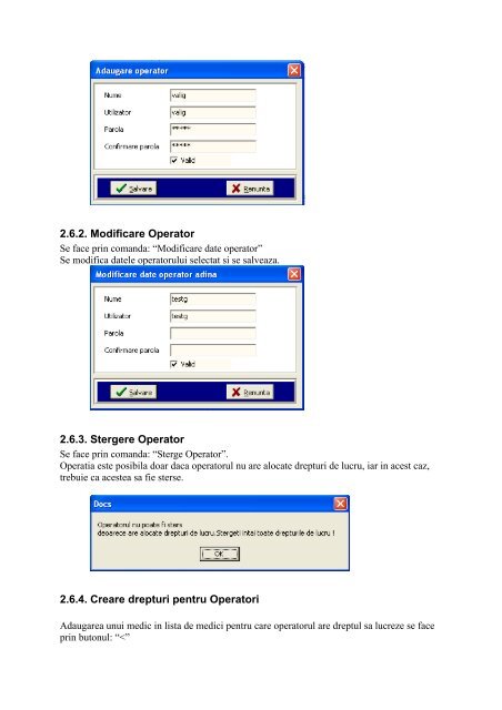 Download Manual de utilizare DOCS - SoftMedical.ro