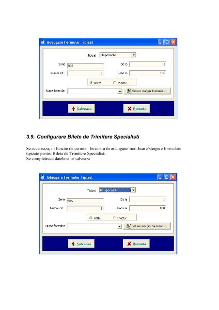 Download Manual de utilizare DOCS - SoftMedical.ro