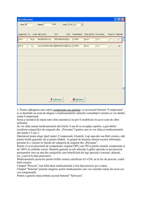 Download Manual de utilizare DOCS - SoftMedical.ro