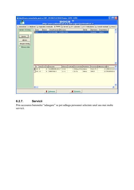 Download Manual de utilizare DOCS - SoftMedical.ro