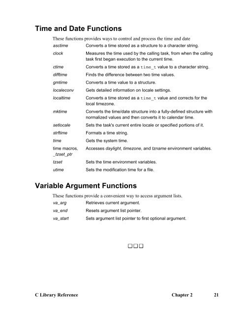 iRMX C Library Reference - tenAsys