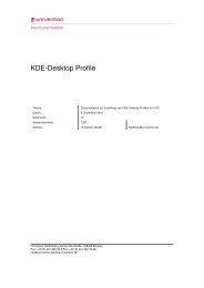 KDE-Desktop Profile - Univention