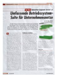 Umfassende Betriebssystem - Univention