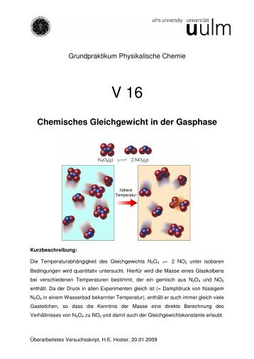 Chemisches Gleichgewicht in der Gasphase