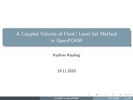 A Coupled Volume-of-Fluid/ Level Set Method in OpenFOAM