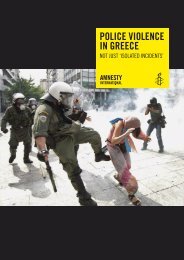 Police violence in Greece - Amnesty International