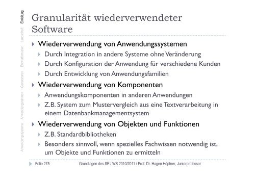 Wiederverwendung von Software