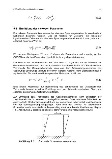 Ein viskoelastisches Stoffmodell zur Simulation gummiartiger ...