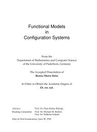 Functional Models in Configuration Systems - Bauhaus-Universität ...