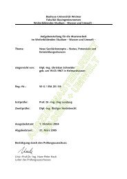 auszug masterarbeit wasser + umwelt - Bauhaus-Universität Weimar