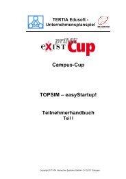 Campus-Cup TOPSIM ? easyStartup! Teilnehmerhandbuch