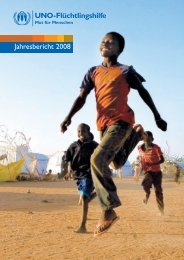 Jahresbericht 2008 - UNO-Flüchtlingshilfe