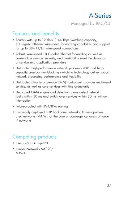 HP Networking pocket guide - January 2011 - US English - Home