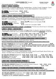 LAZIO MOBILITA' S.c.a.r.l - Comune di Ardea