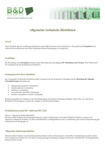 allgemeine technische richtlinien.pdf - B&D electronic print Limited ...