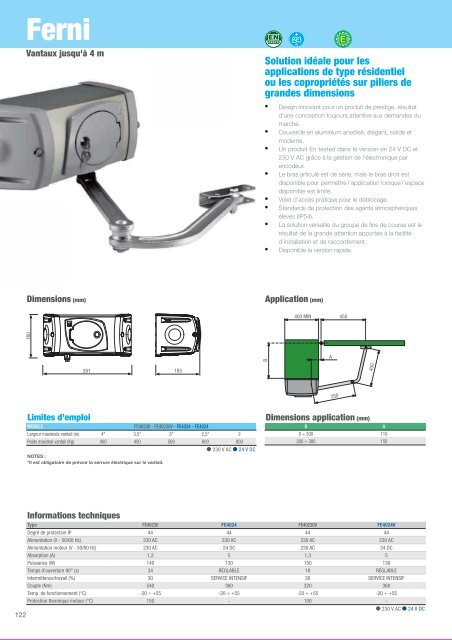 Catalogue Came 2012 en .pdf - Motorisation Plus