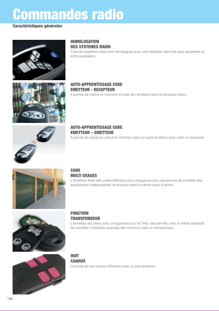 Catalogue Came 2012 en .pdf - Motorisation Plus