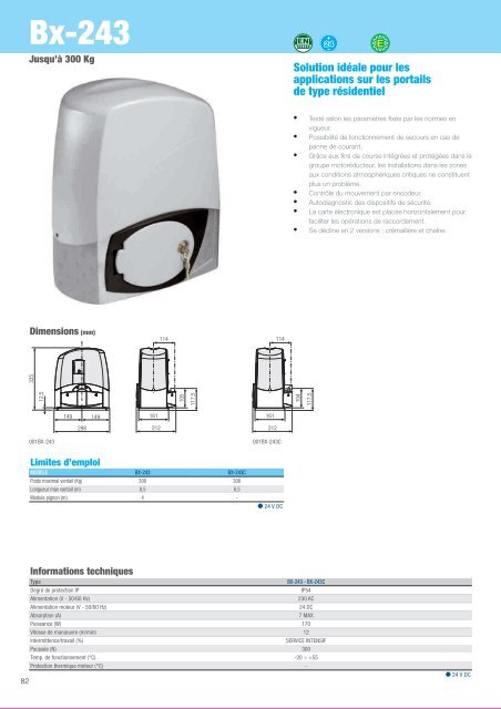 Catalogue Came 2012 en .pdf - Motorisation Plus