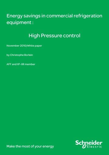 High Pressure control - Schneider Electric
