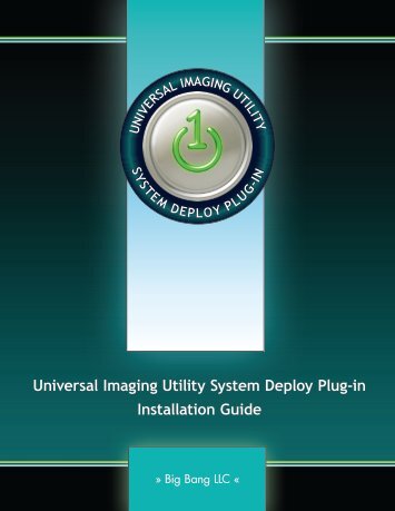 UIUSD Installation Guide - Universal Imaging Utility