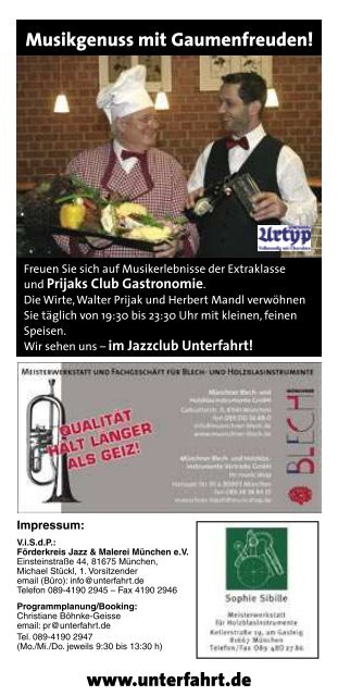 Hannes Beckmann Alvin Queen - Jazzclub Unterfahrt