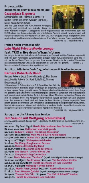 Zona Sul - Jazzclub Unterfahrt